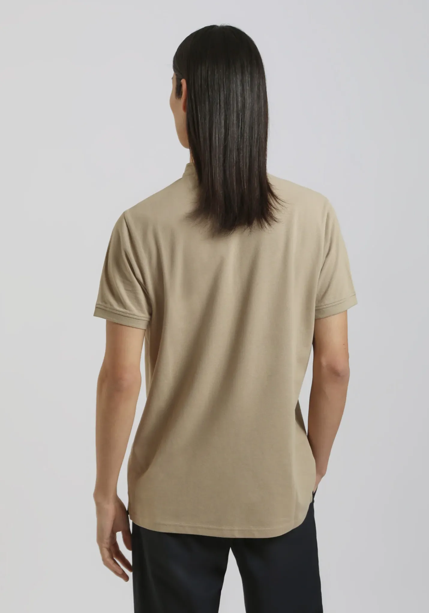 Polo coreana 100% cotone