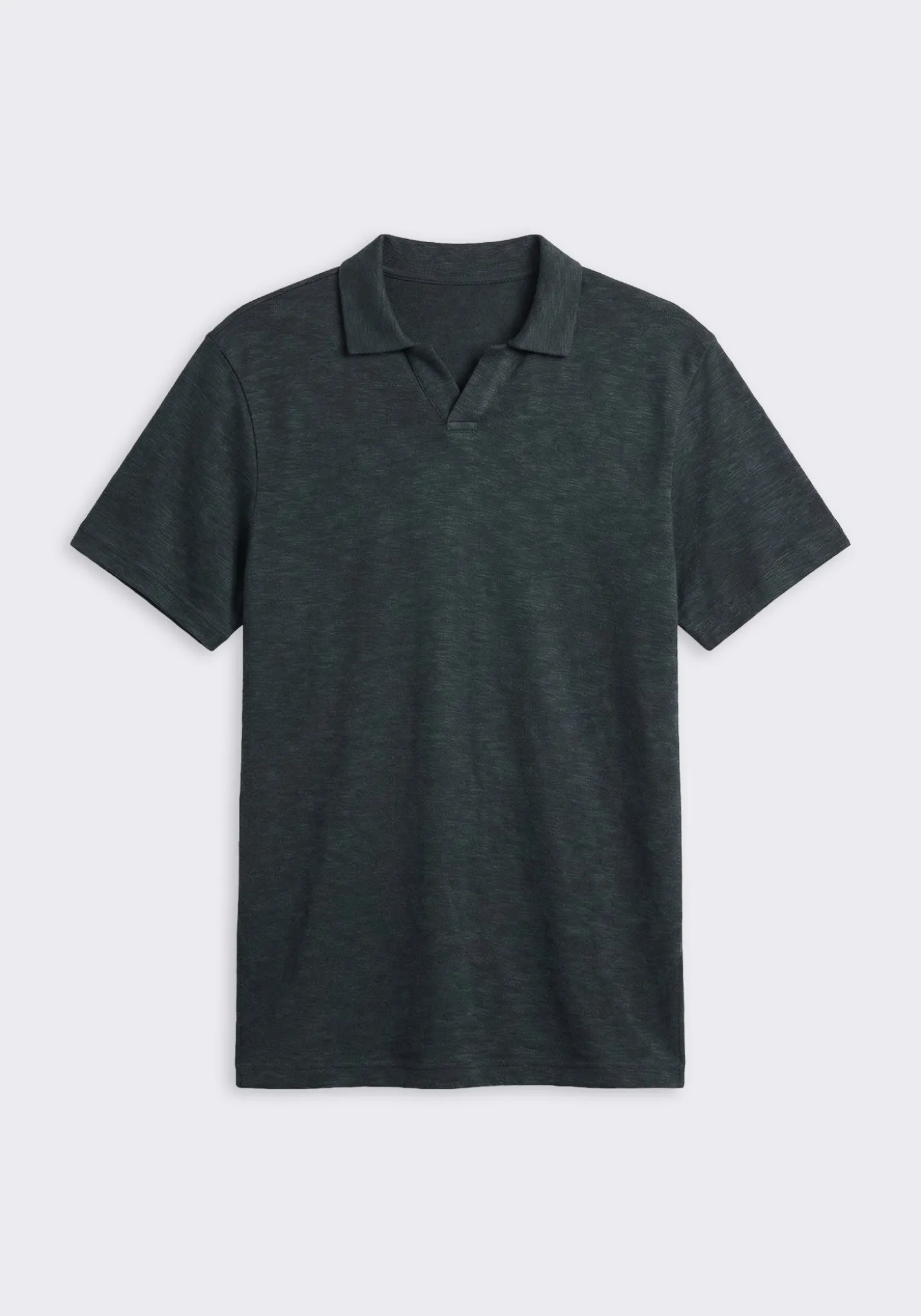Polo effetto lino