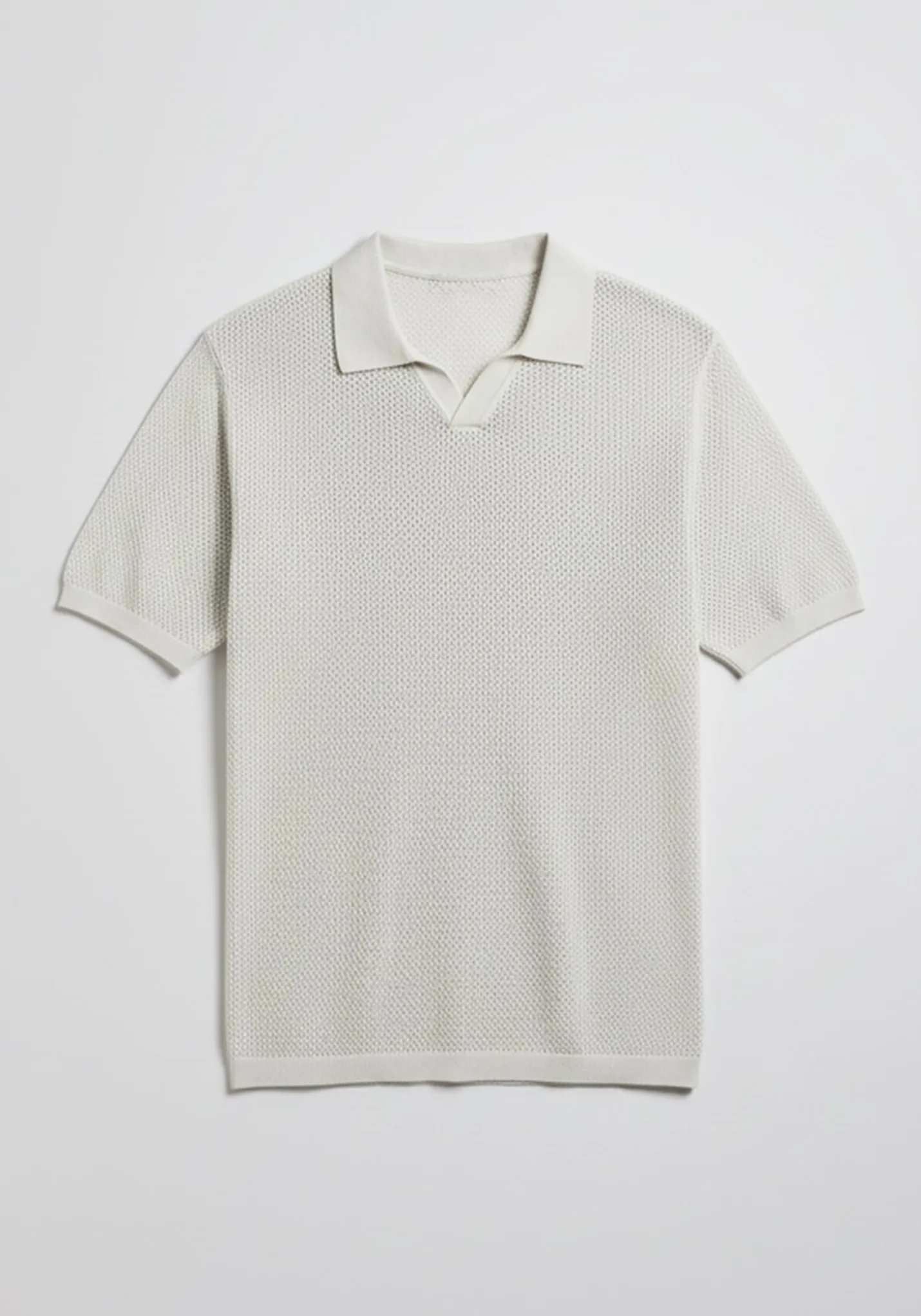 Polo in maglia forata