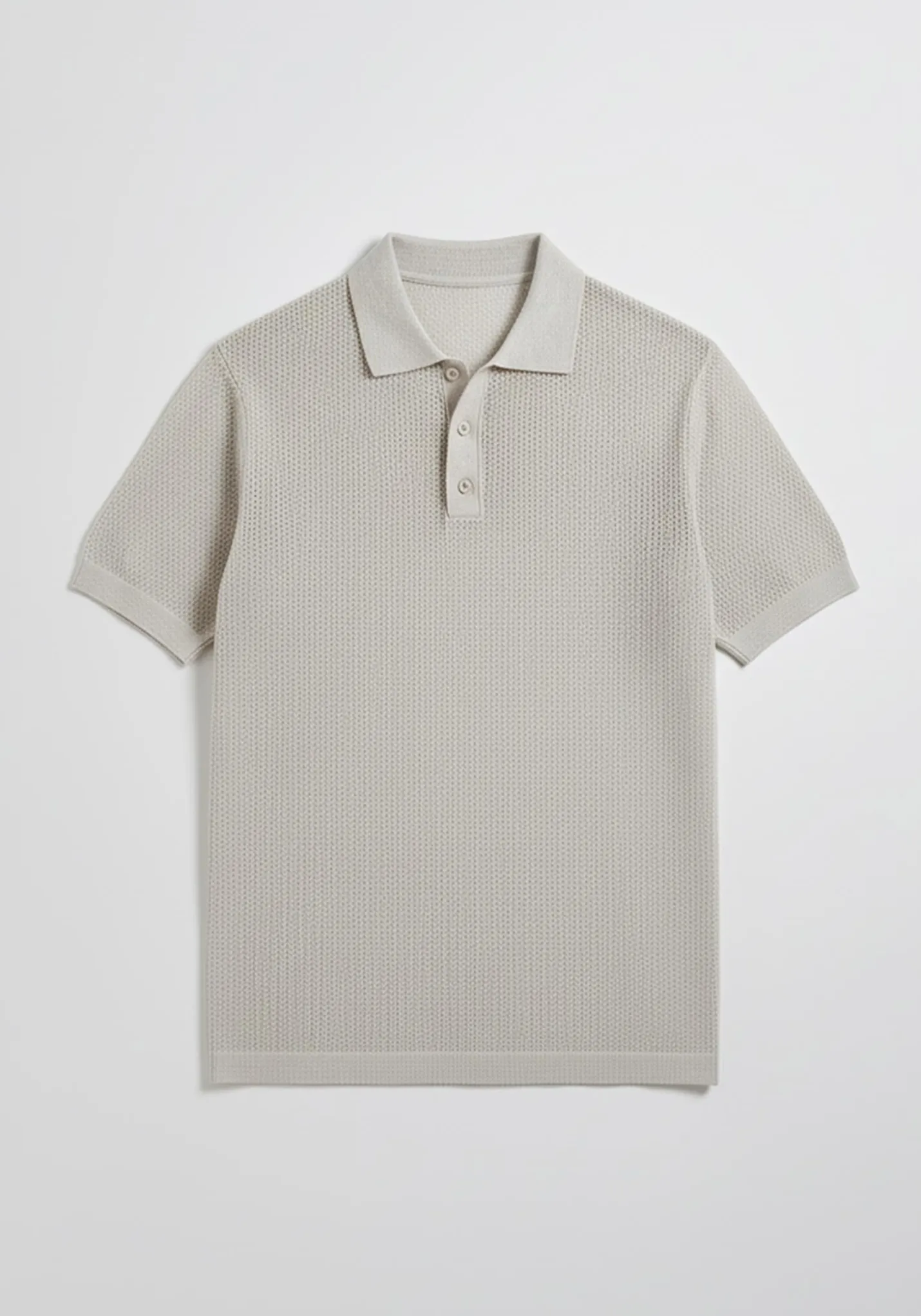 Polo in maglia forata