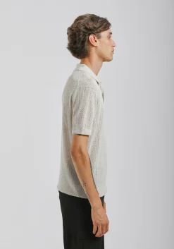 Polo in maglia forata