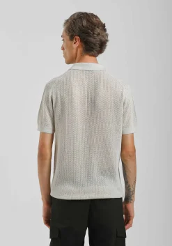 Polo in maglia forata