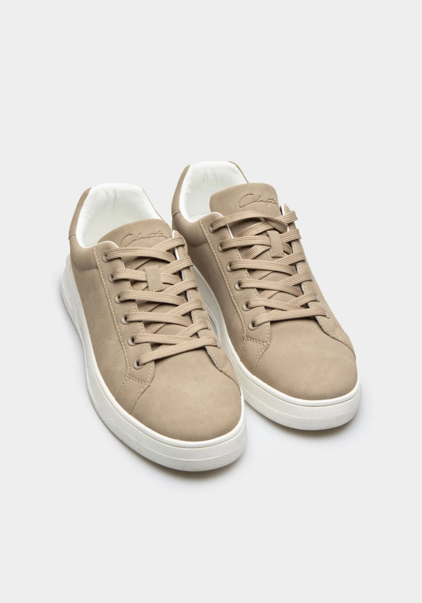 Sneakers effetto pelle