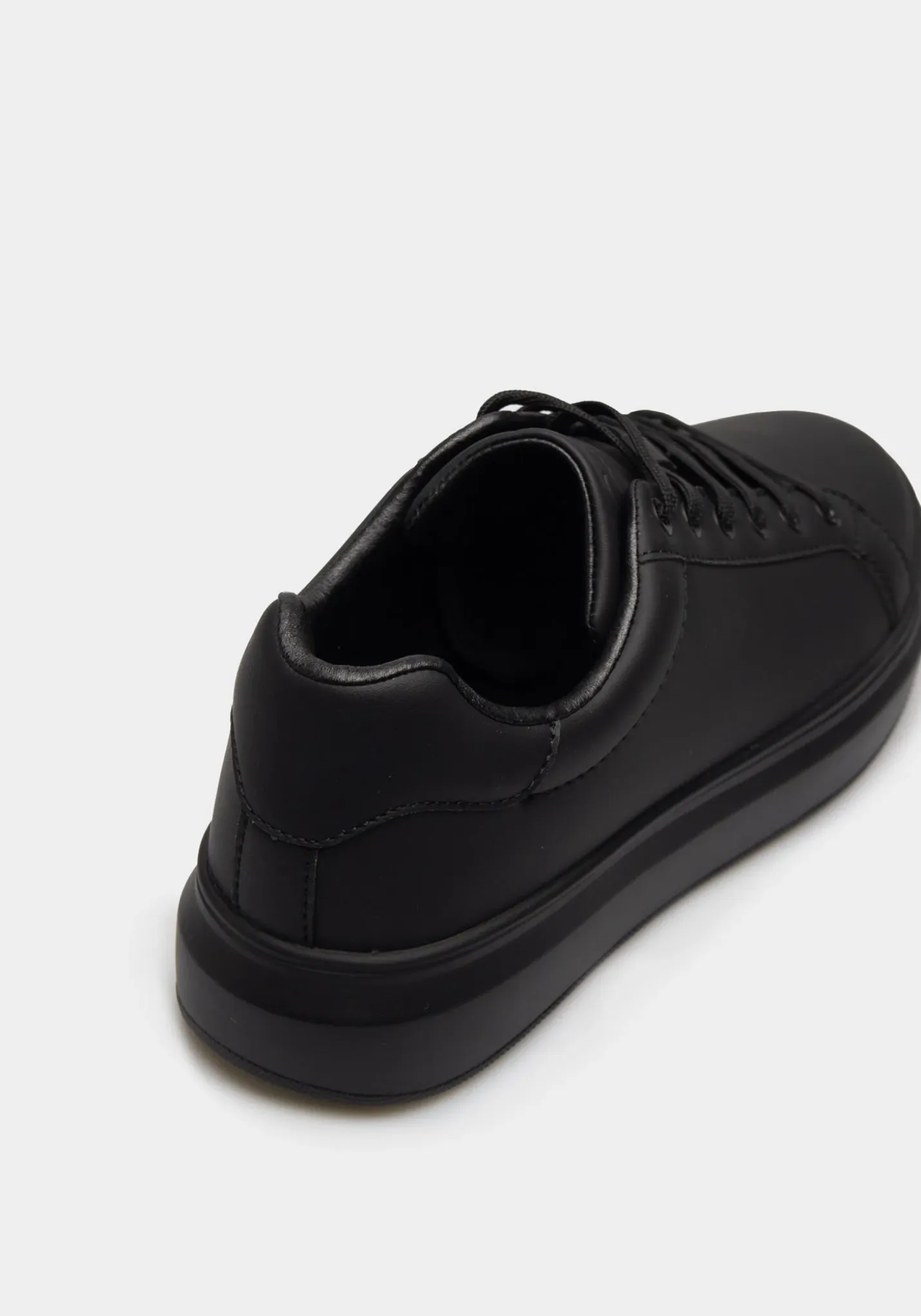 Sneakers effetto pelle