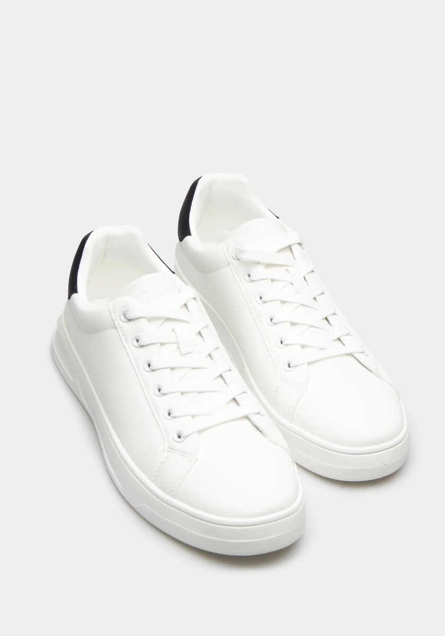 Sneakers effetto pelle