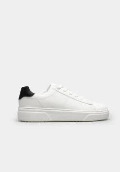 Sneakers effetto pelle