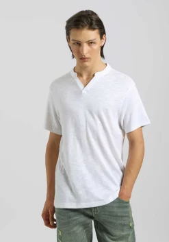 T-shirt con scollo a V