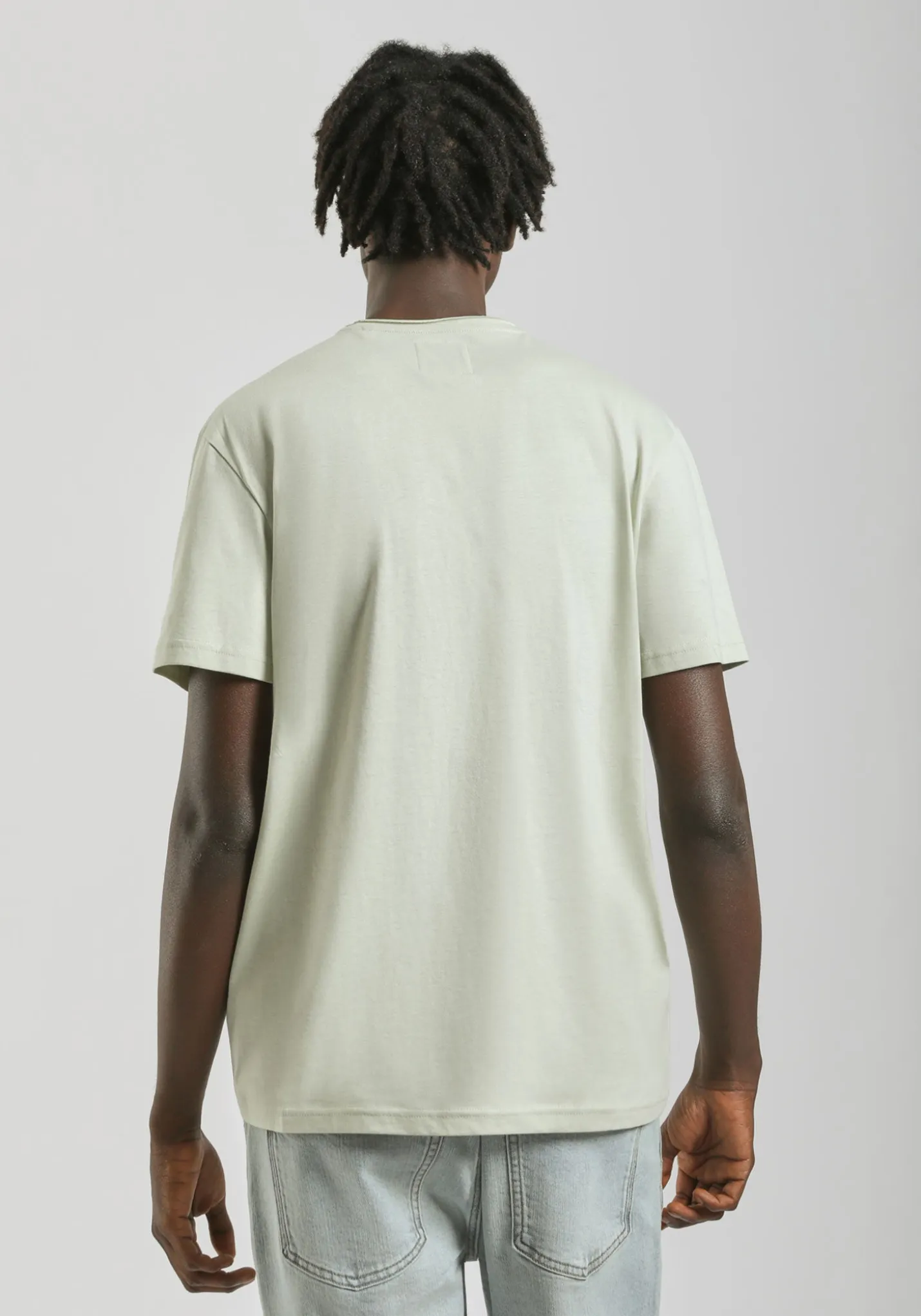 T-shirt con stampa a rilievo