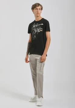 T-shirt 100% cotone con stampa