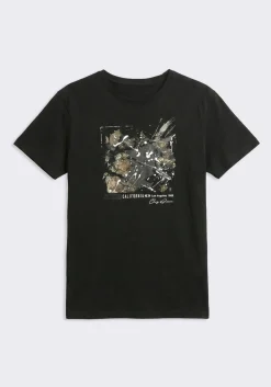 T-shirt 100% cotone con stampa