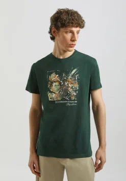 T-shirt 100% cotone con stampa