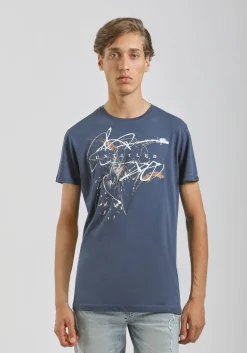 T-shirt 100% cotone con stampa