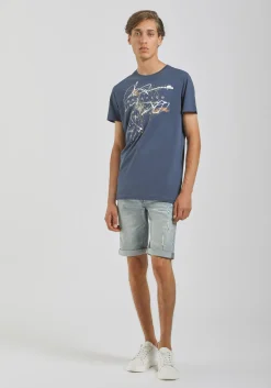 T-shirt 100% cotone con stampa