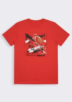 T-shirt 100% cotone con stampa