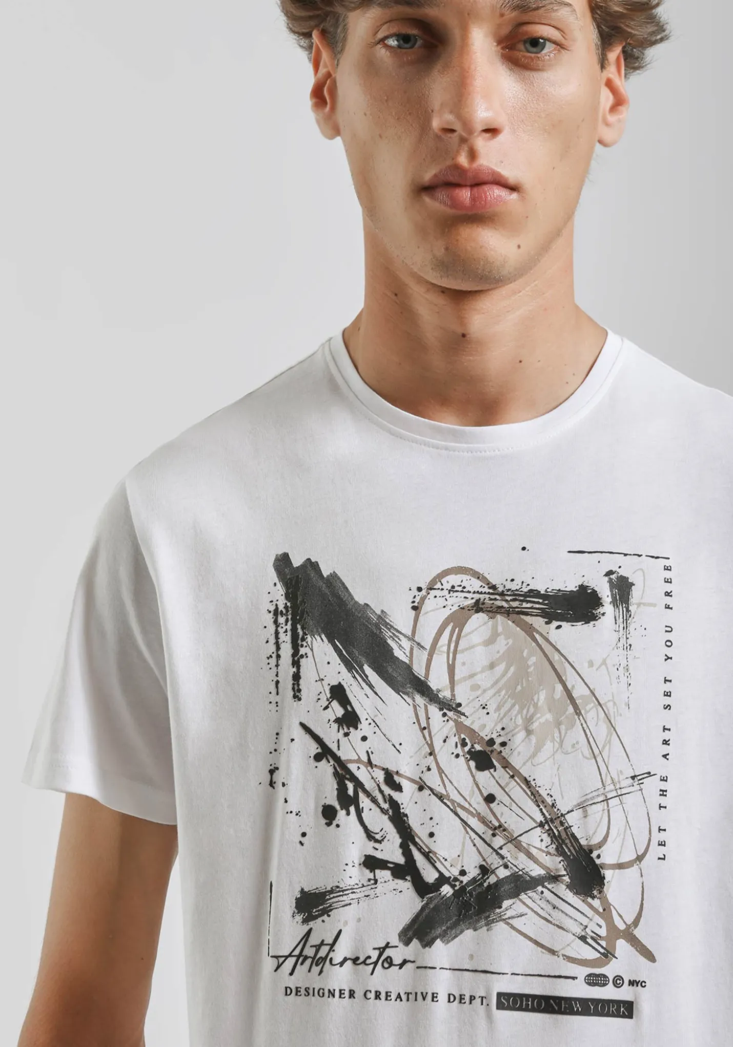 T-shirt 100% cotone con stampa