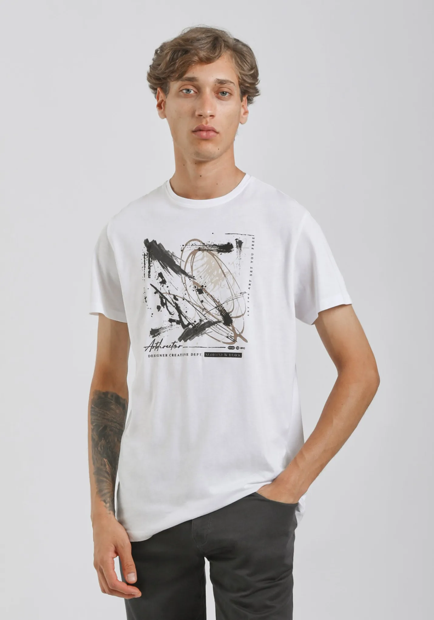 T-shirt 100% cotone con stampa