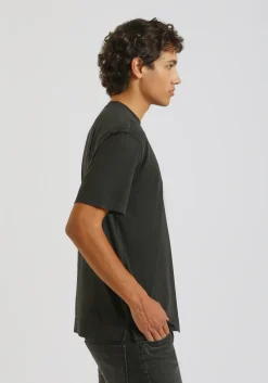 T-shirt effetto lavato con stampa