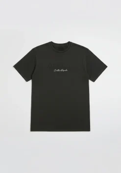T-shirt effetto lavato con stampa