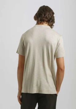T-shirt effetto lino