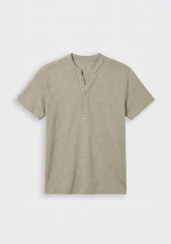 T-shirt effetto lino