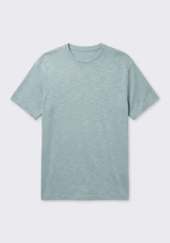 T-shirt effetto lino