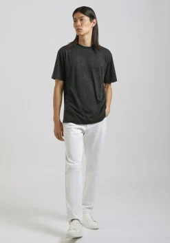 T-shirt effetto marmorizzato