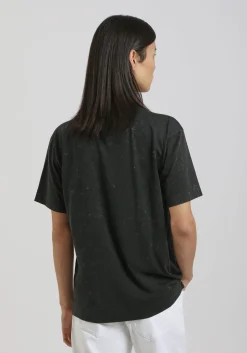 T-shirt effetto marmorizzato