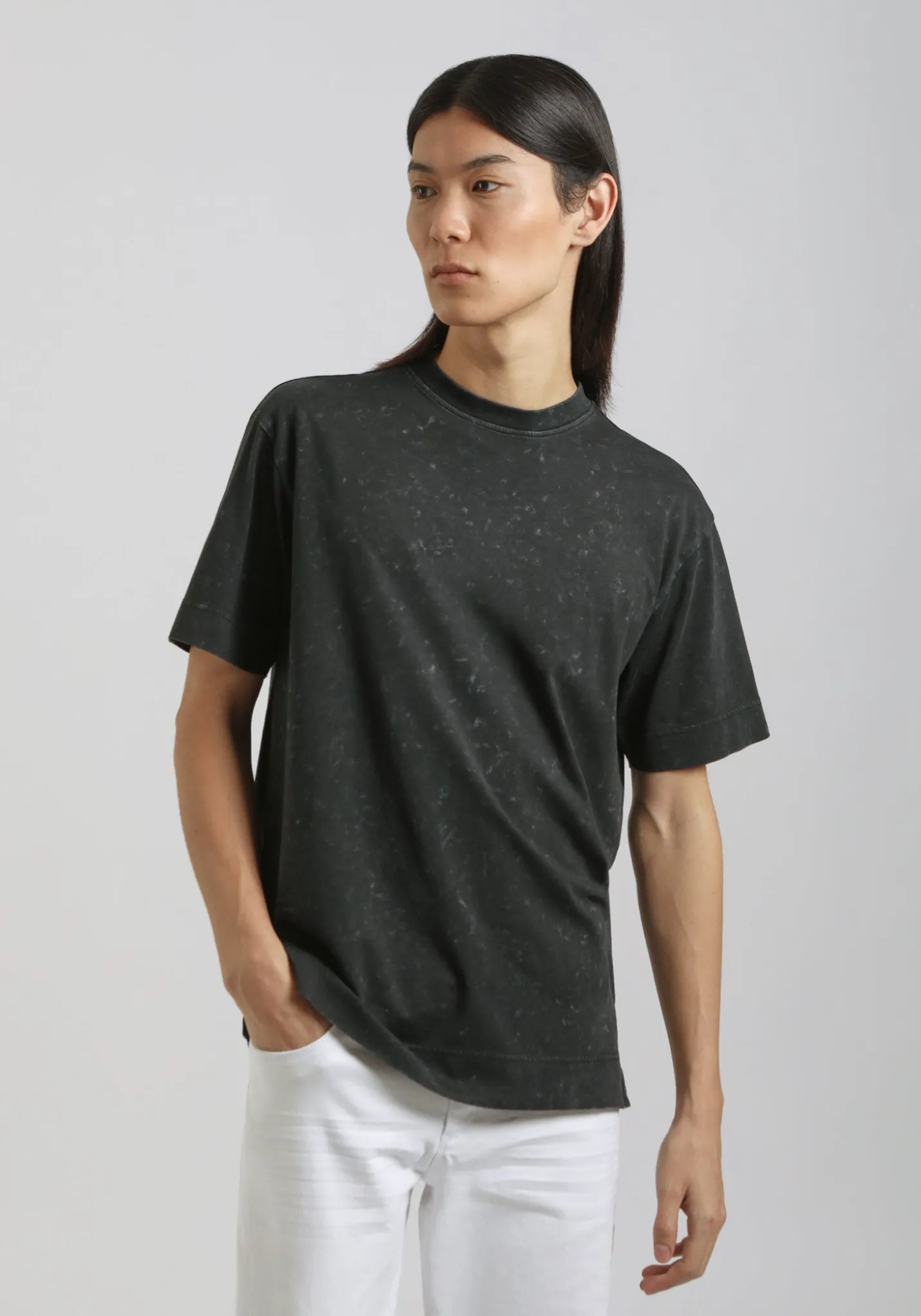 T-shirt effetto marmorizzato