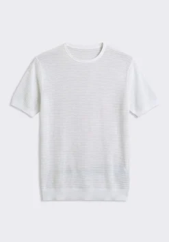 T-shirt in maglia forata