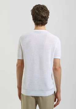 T-shirt in maglia forata