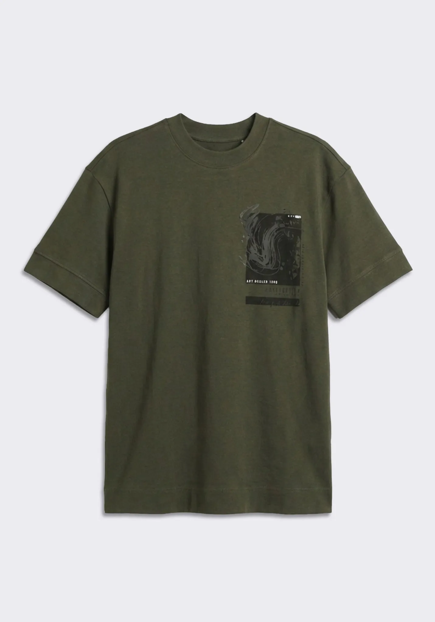 T-shirt over con stampa