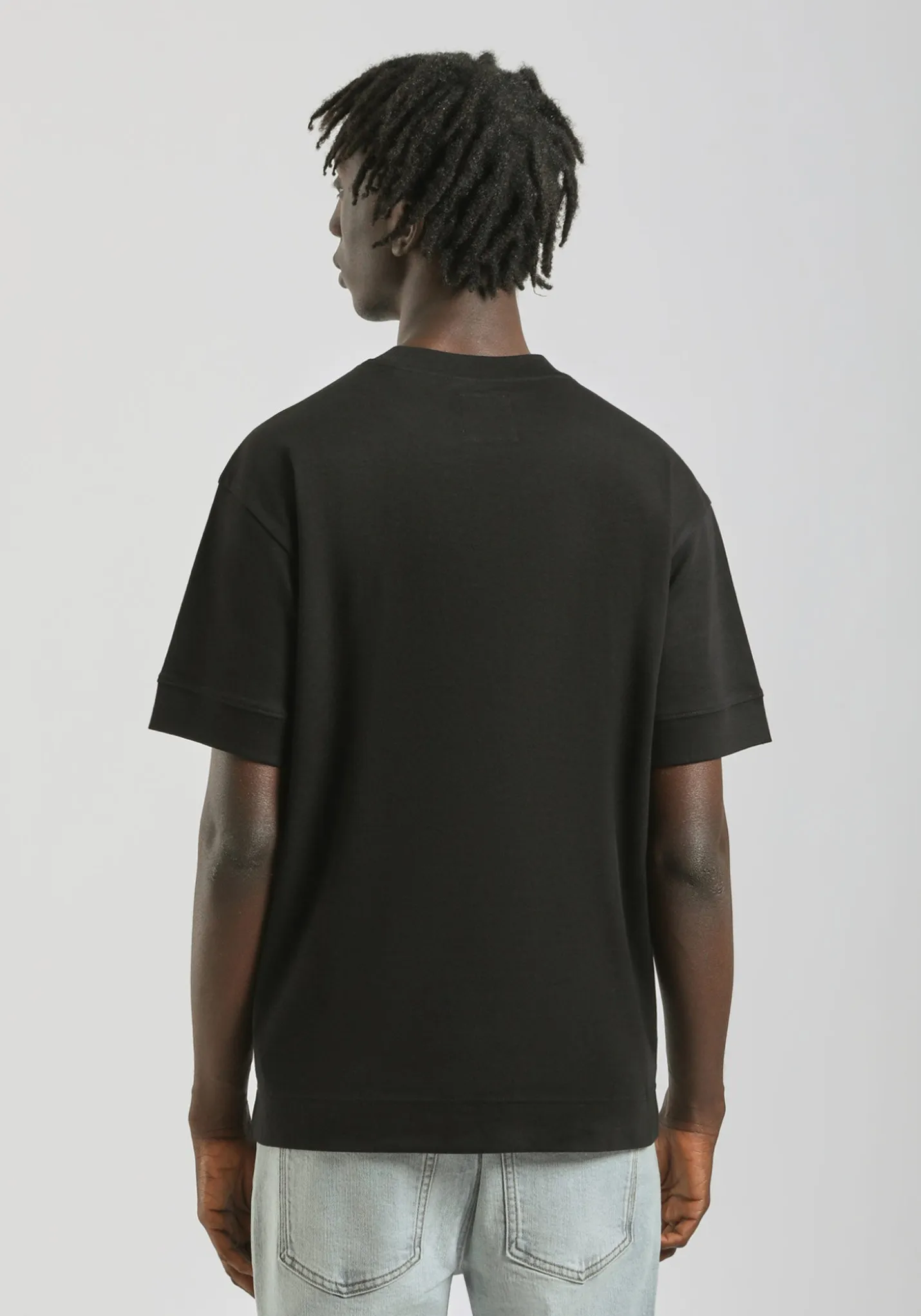 T-shirt over con stampa