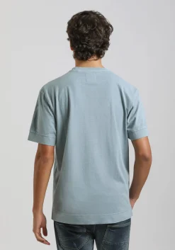 T-shirt strutturata 100% cotone