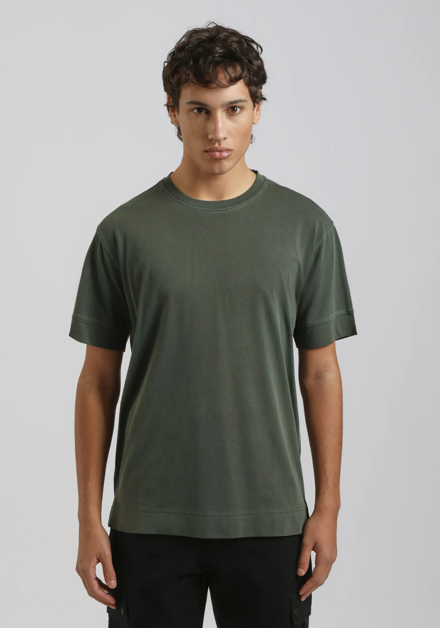 T-shirt strutturata 100% cotone