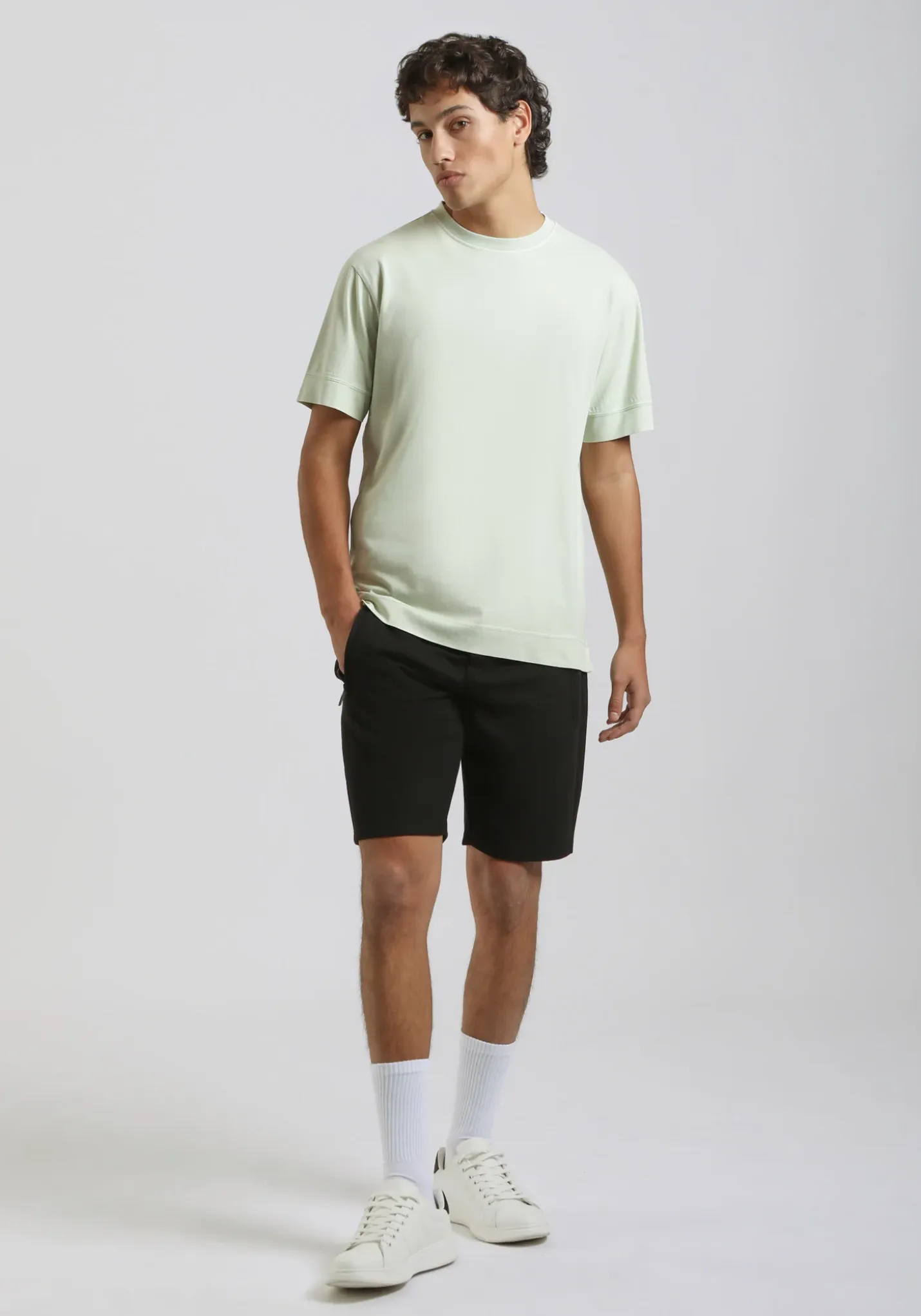 T-shirt strutturata 100% cotone