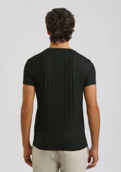 T-shirt viscosa a coste