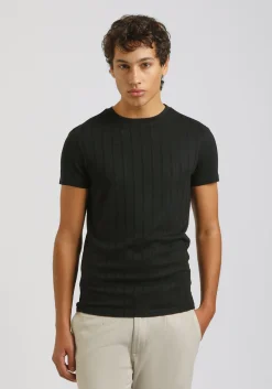 T-shirt viscosa a coste